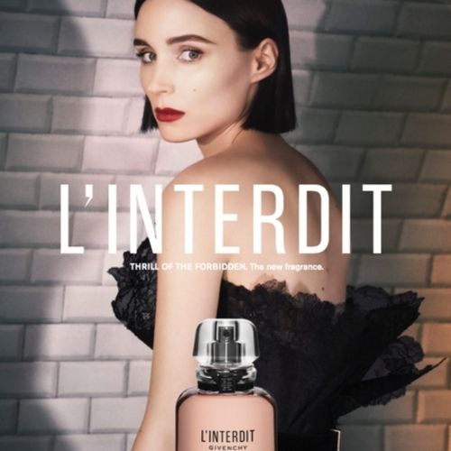 Rooney Mara in the advertisement for L'Interdit by Givenchy